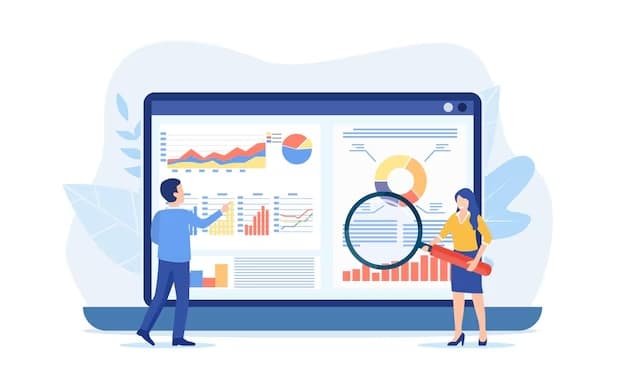 Personas revisando un tablero de datos